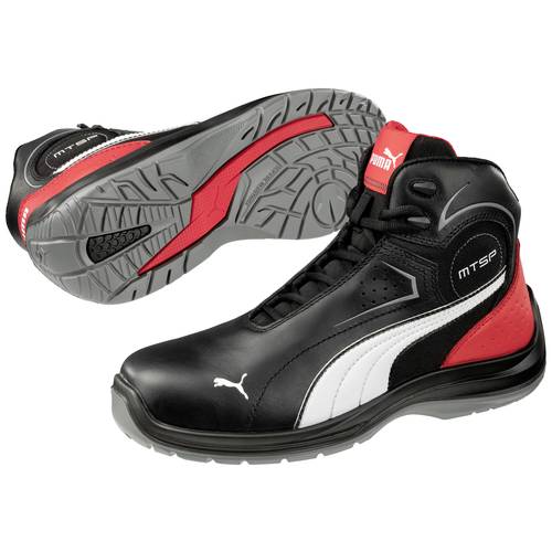 Thumbnail - PUMA Touring Black Mid 632610200000039 ESD Sicherheitsstiefel S3 Schuhgröße (EU): 39 Schwarz, Weiß, Rot 1 Paar