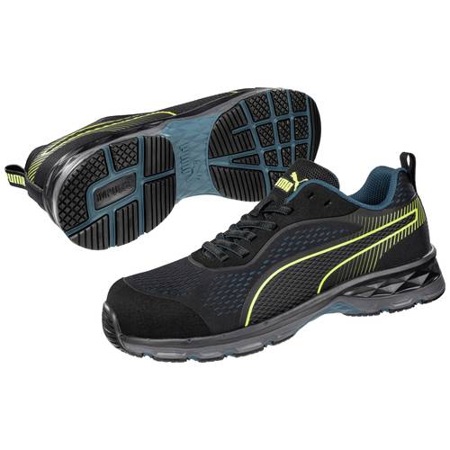 PUMA Fuse Knit Black WNS Low 643930264000038 ESD Sicherheitshalbschuh S1P Schuhgröße (EU): 38 Schwarz, Grün 1 Paar