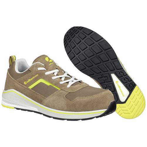 Thumbnail - Albatros Court Sand Low 647610414000047 ESD Sicherheitshalbschuh S3 Schuhgröße (EU): 47 Braun, Gelb 1 Paar
