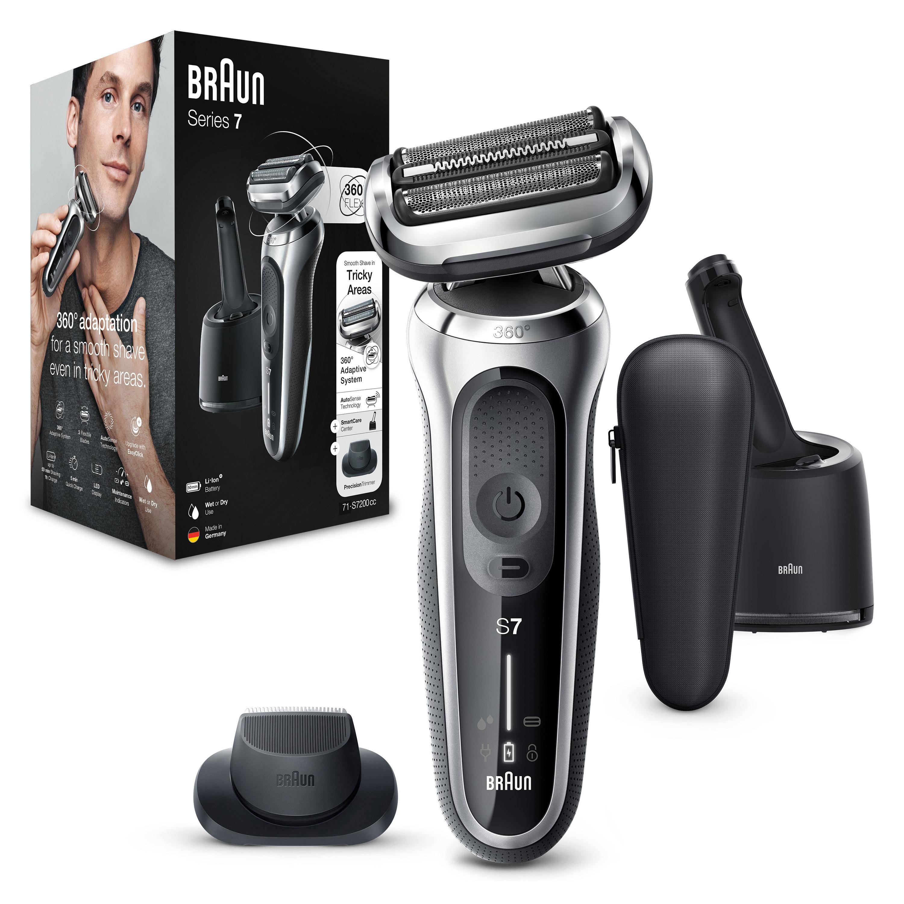 Braun Series 7 - 71-S7200cc 143363 Folienrasierer Silber-1