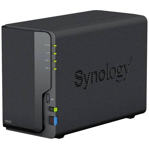 Thumbnail - NAS-Server Refurbished (gut) 12 TB Synology DS223-12TB-FR DS223-12TB-FR Aufwachen bei LAN-/WAN-Verbindung, Ein-/Ausschal...