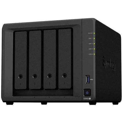 NAS-Server Refurbished (gut) 16 TB Synology DS923+-16TB-FR DS923+-16TB-FR Aufwachen bei LAN-/WAN-Verbindung, 256-Bit AES...