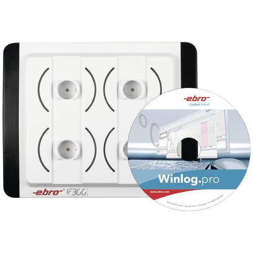 ebro 1250-6100-ISO Temperatur-Datenlogger kalibriert (ISO) Messgröße Temperatur -30 bis +140 °C