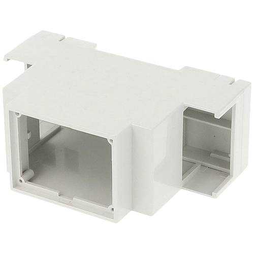 Hammond Electronics 1597DIN2MH53 Hutschienen-Gehäuse offen 90 x 58 x 36 PPO Lichtgrau 1 St.