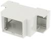 Hammond Electronics 1597DIN2MH53 Hutschienen-Gehäuse offen 90 x 58 x 36 PPO Lichtgrau 1 St.