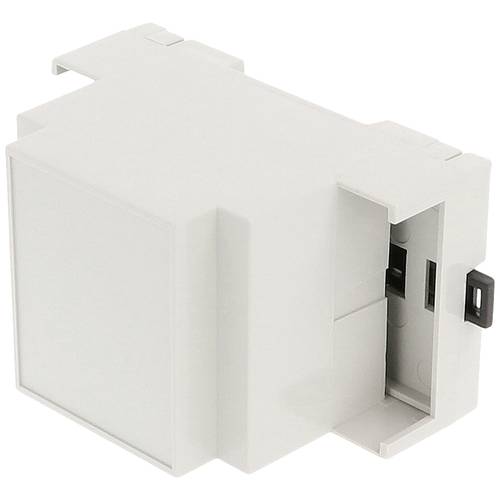 Hammond Electronics 1597DIN3MC53 Hutschienen-Gehäuse geschlossen 90 x 58 x 53 PPO Lichtgrau 1 St.