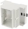 Hammond Electronics 1597DIN4MH53 Hutschienen-Gehäuse offen 90 x 58 x 71 PPO Lichtgrau 1 St.