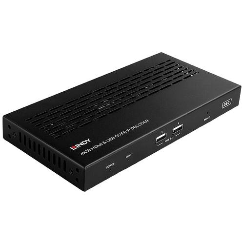LINDY 4K30 HDMI & USB over IP Extender - Decoder RS232 Extender (Verlängerung)