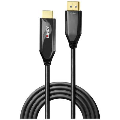'HDMI-Kabel, schwarz, mit vergoldeten Anschlüssen. Auf einem Stecker steht 'SOURCE'. Das Kabel ist gewunden.'