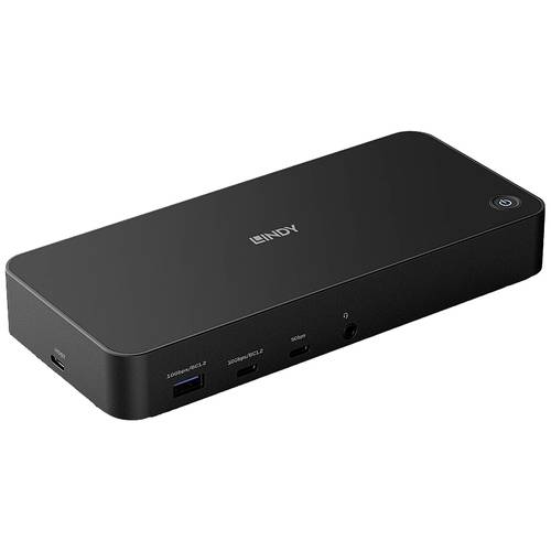 LINDY USB-C® Dockingstation DST-Pro Universal Passend für Marke Dockingstations: Microsoft, Apple USB-C® Power Delivery
