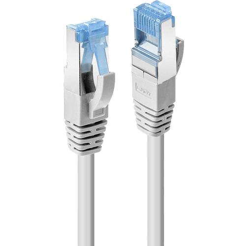 LINDY 47144 RJ45 Netzwerkkabel, Patchkabel CAT 6a S/FTP 100.00 m Grau 1 St.