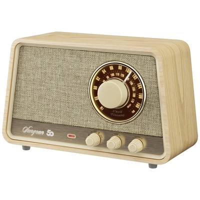 Sangean Premium Wooden Cabinet WR-101 Tischradio AM, FM Bluetooth®, AUX, UKW   Holz (hell)