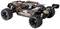 Ein ferngesteuertes Auto mit großen Reifen und sportlichem Design, beschrieben als 'King of Dirt', geeignet für Offroad-Terrain.