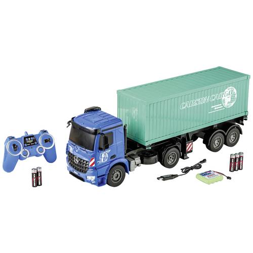 Carson Modellsport MB Arocs mit Container 1:20 RC Einsteiger Funktionsmodell LKW
