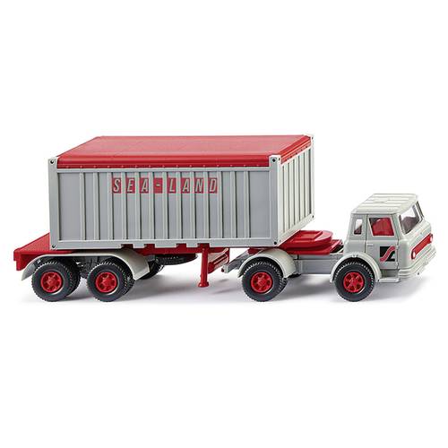 Wiking 052501 H0 LKW Modell Harvester Containersattelzug 20 Sealand
