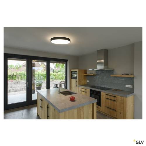 SLV 1007322 MEDO® 60 LED-Deckenleuchte LED 39 W Schwarz