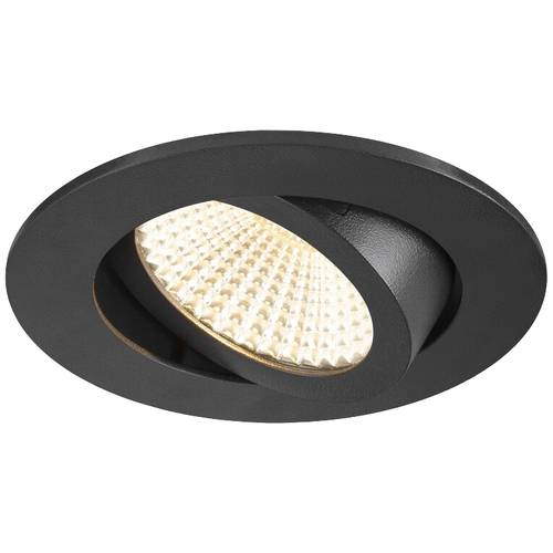 SLV 1007426 NEW TRIA 68 LED-Einbauleuchte LED 11 W Schwarz