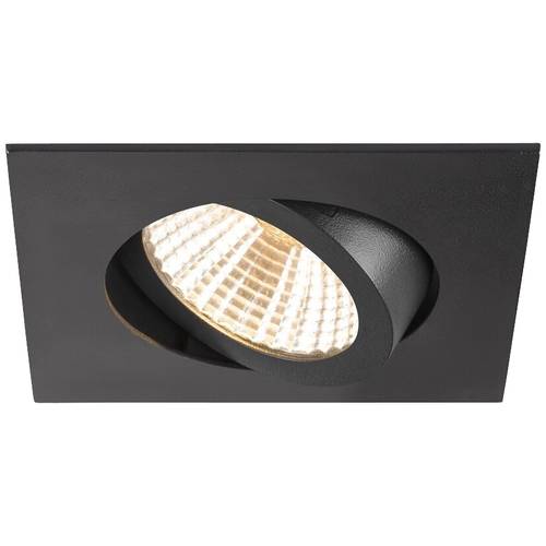 SLV 1007394 NEW TRIA 68 LED-Einbauleuchte LED 8.3 W Schwarz
