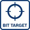 Logo mit einem Fadenkreuz-Symbol über dem Text 'BIT TARGET', in blauer Farbe auf weißem Hintergrund.