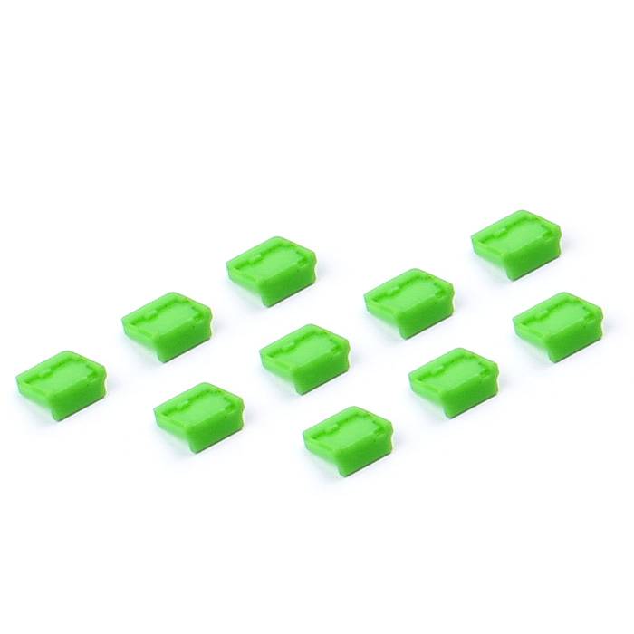 SMARTKEEPER Mini \"Mini-USB-B Port\" Blocker grün    10 Stk.