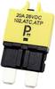 PARTS PTT Circuit Breaker Standard, type 3, Manual Reset, 20A C001-102-0095 Sicherungsautomat 20 A Gelb 1 St.