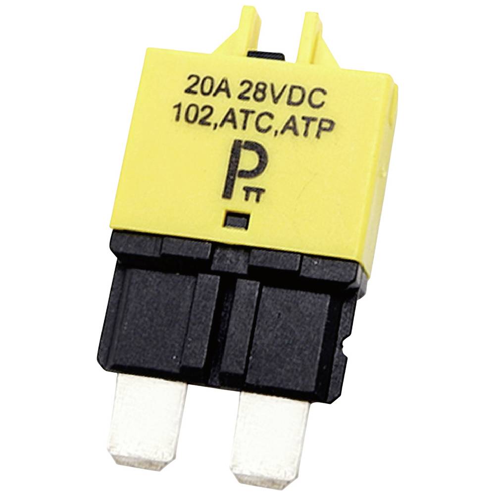 PARTS PTT Circuit Breaker Standard, type 3, Manual Reset, 20A C001-102-0095 Zekeringautomaat 20 A Geel 1 stuk(s)