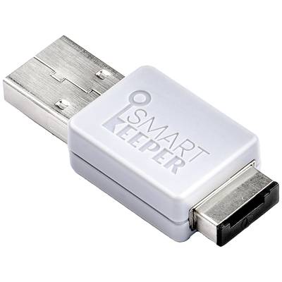 Ein USB-Stecker mit dem Aufdruck 'Smart Keeper', der möglicherweise eine Sicherheitsfunktion für den Schutz von Daten bietet.