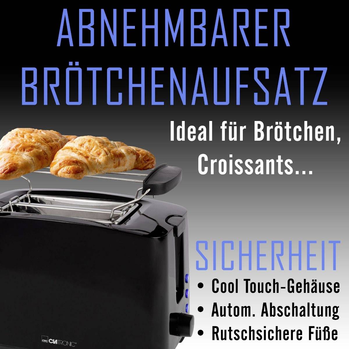 Bomann DA Toaster 2-Scheiben CTC TA 3801 sw-7