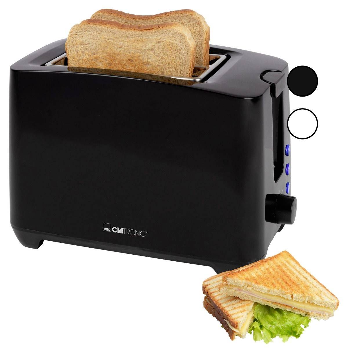 Bomann DA Toaster 2-Scheiben CTC TA 3801 sw-5