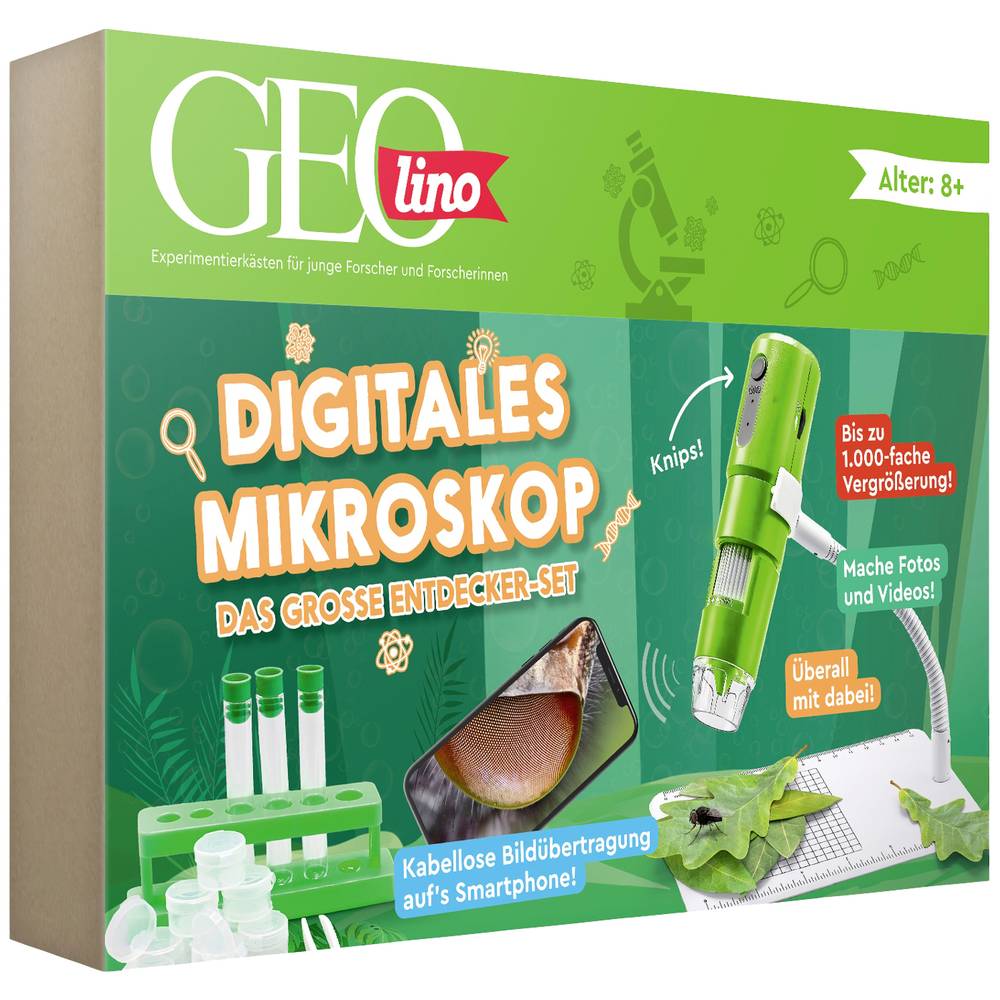 Franzis Verlag 67184 GEOLINO Das digitale Mikroskop Adventure box vanaf 8 jaar