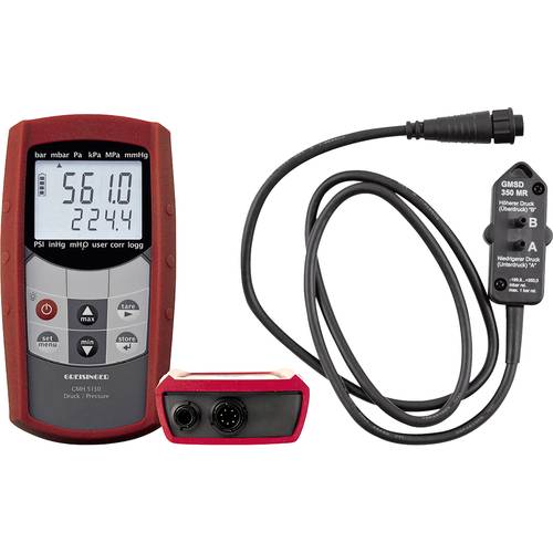 Greisinger GMH5130 Druck-Messgerät kalibriert (ISO) Luftdruck 0 - 1000 bar