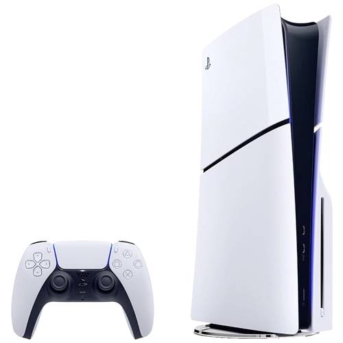 Thumbnail - Sony PlayStation® 5 Konsole Slim Standard Edition 1 TB Weiß/Schwarz