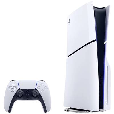 Sony PlayStation® 5 Konsole Slim Standard Edition 1 TB mit Laufwerk Weiß/Schwarz-0