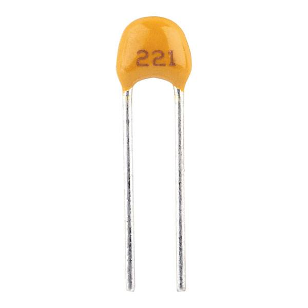 Suntan TS170R2A221JSBNA0R 220pF 5% 100V NPO P:2.54mm Radial Cerami...