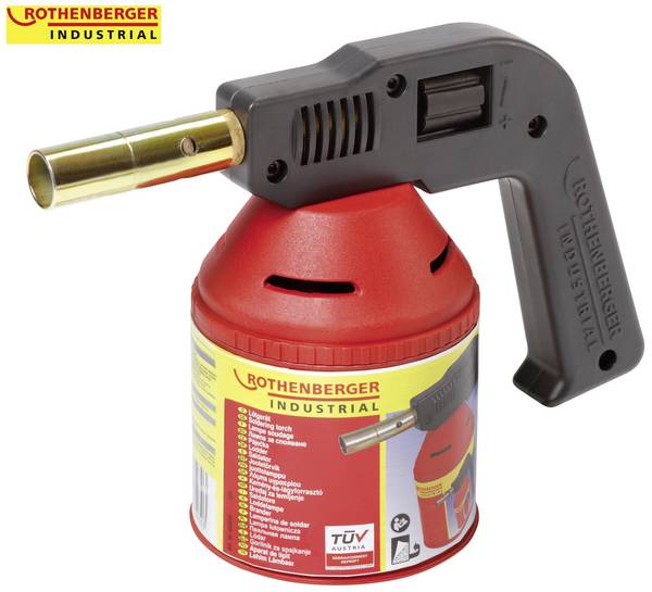 Rothenberger Industrial 1500004629 Lötlampe 1750 °C inkl. Gaskartusche 1 Set