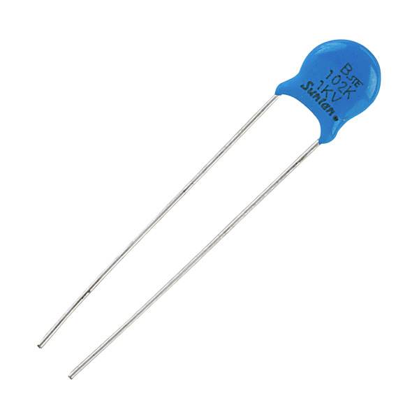 Suntan TS16003A102KSBPB0R Keramik-Kondensator 1 nF 1000 V 10 % (L x B) 4 mm x 6 mm 1 St.