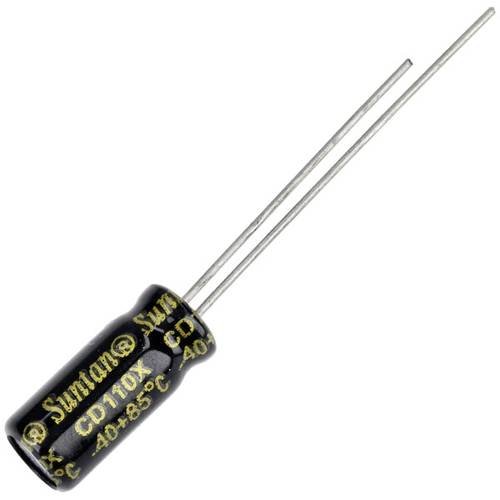 Suntan TS13DE1J100MSB030R Elektrolyt-Kondensator 2 mm 10 µF 63 V 20 % (L x B) 11 mm x 5 mm 1 St.