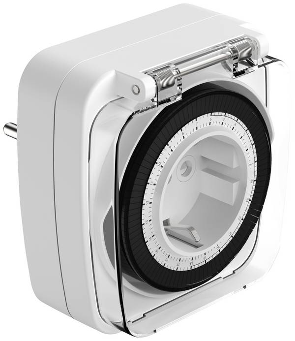 Ansmann 1260-0013 Zeitschaltuhr analog Tagesprogramm 3680 W IP44