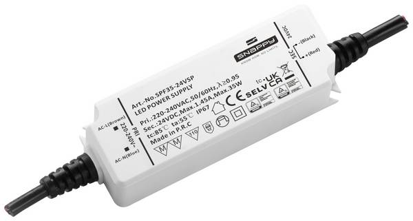 Dehner Elektronik SPF 35-12VSP LED-Trafo, LED-Treiber Konstantspannung 35 W 2.9 A 12 V Möbelzulassung, Überlastschutz, Überspannung 1 St.