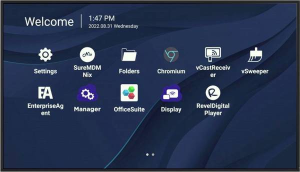 Viewsonic CDE7530 Digital Signage Display EEK: G (A - G) 190.5 cm (75 Zoll) 3840 x 2160 Pixel 24/7 Portrait Modus, Flicker Free Technologie, Lautsprecher integriert, Interner Speicher