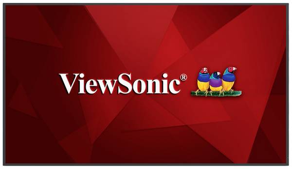 Viewsonic CDE6530 Digital Signage Display EEK: G (A - G) 165.1 cm (65 Zoll) 3840 x 2160 Pixel 24/7 Portrait Modus, Flicker Free Technologie, Lautsprecher integriert, Interner Speicher