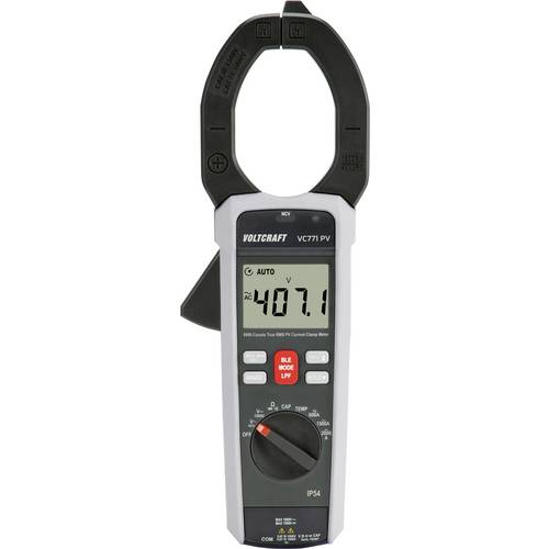 Thumbnail - VOLTCRAFT VC771 PV STROMZANGE 2000 A (DC), 1500 A (AC) digital CAT III 1500 V, CAT IV 1000 V, LPF, iOS APP, Android APP
