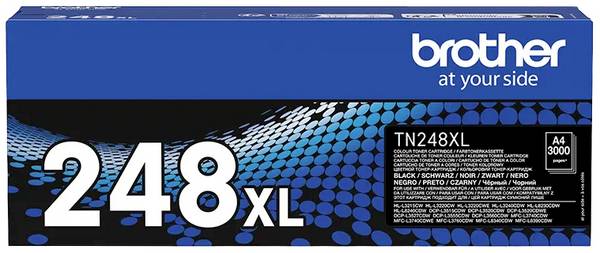 Brother Toner TN-248XLBK Original  Schwarz 3000 Seiten TN-248 XL BK
