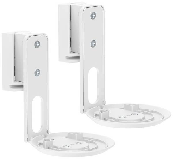 My Wall HS40WL Lautsprecher-Wandhalterung Drehbar, Neigbar Weiß 2 St.