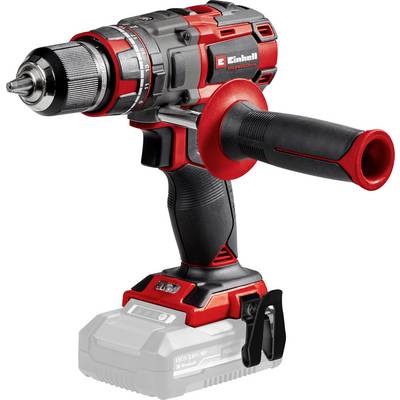 Eine rote und schwarze kabellose Akku-Bohrmaschine mit herausnehmbarem Akku und verstellbarem Griff, entwickelt für Heimwerker- und DIY-Projekte.