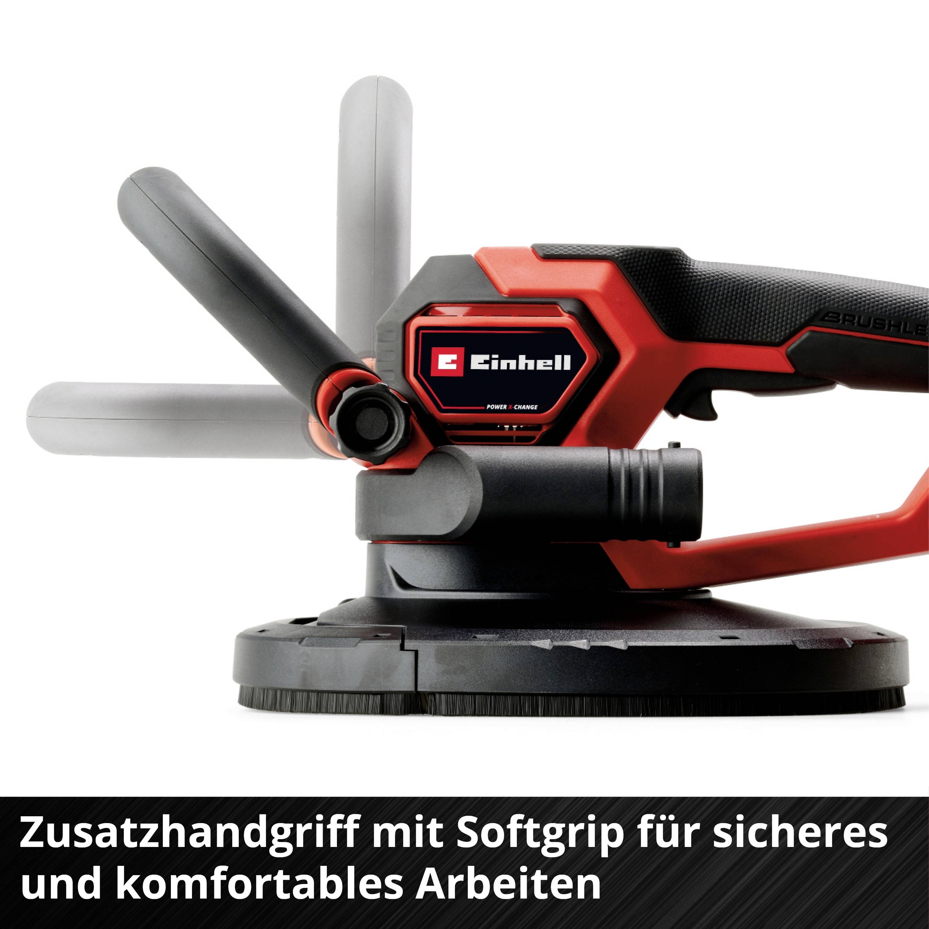 'Akkuschrauber mit ergonomischem Softgriff. Zusatzhandgriff für sicheres und komfortables Arbeiten.'