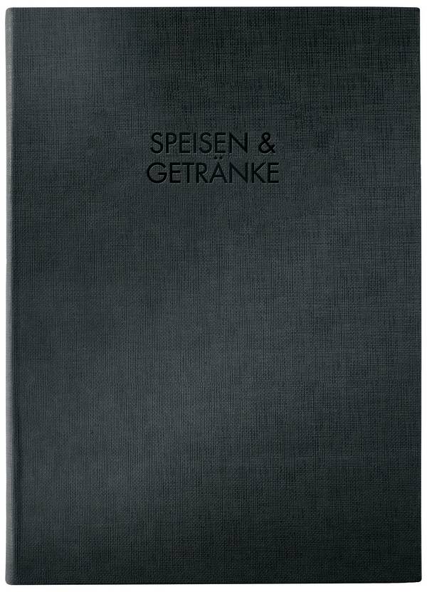 Sigel Speisekarten-Mappe SM116 Schwarz 1 St.