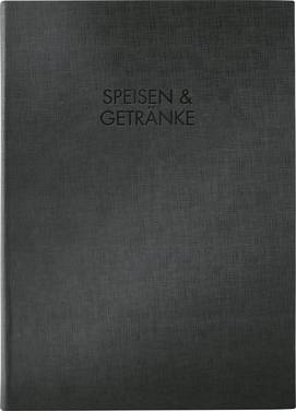 Sigel Speisekarten-Mappe SM116 Schwarz 1 St.