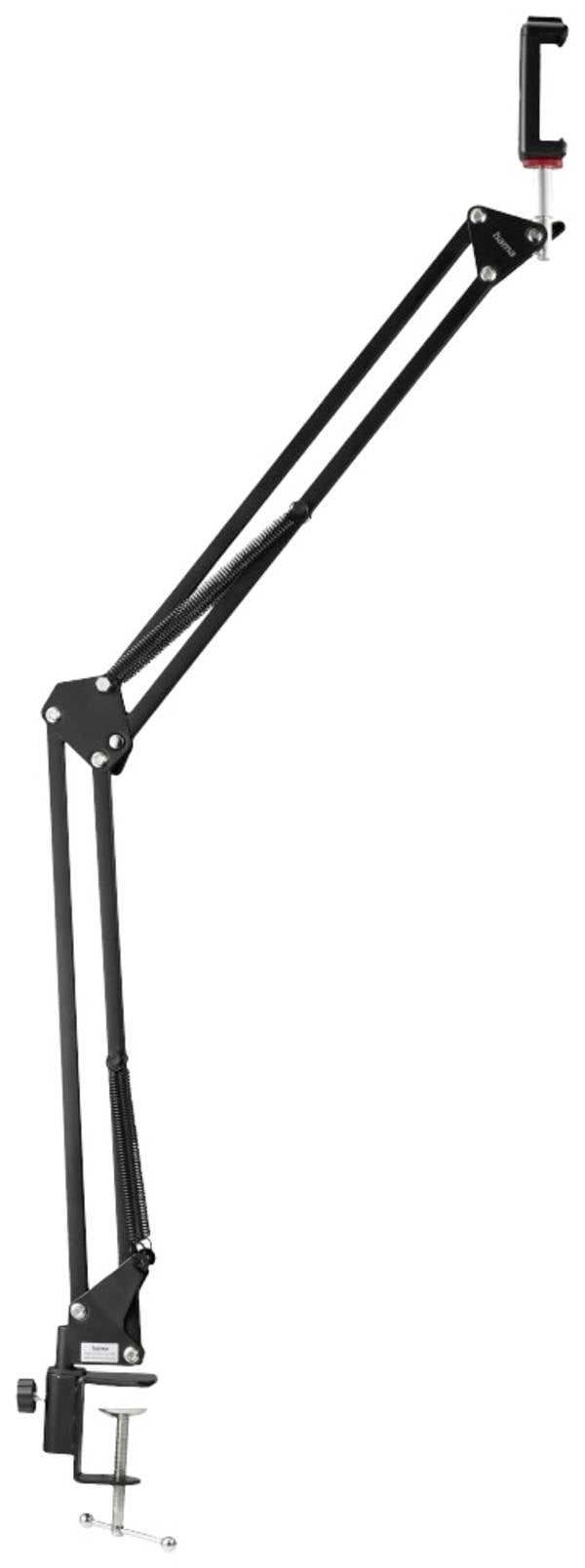 hama 00004660 Flexibler Gelenkarm "700 II", ¼", max. 70cm, Smartphone-Halter, Tischklemme