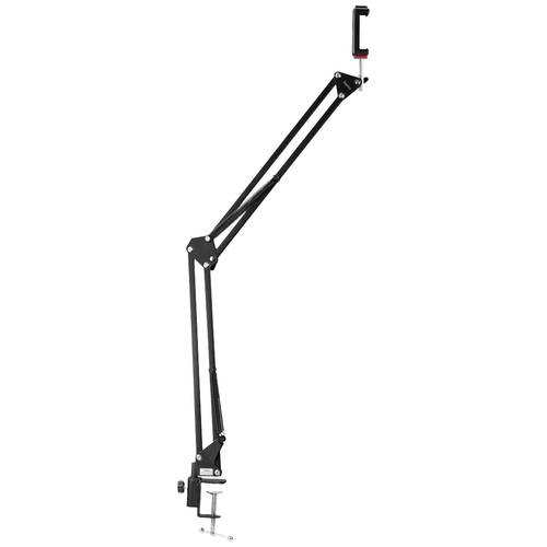 hama 00004660 Flexibler Gelenkarm 700 II, ¼, max. 70cm, Smartphone-Halter, Tischklemme